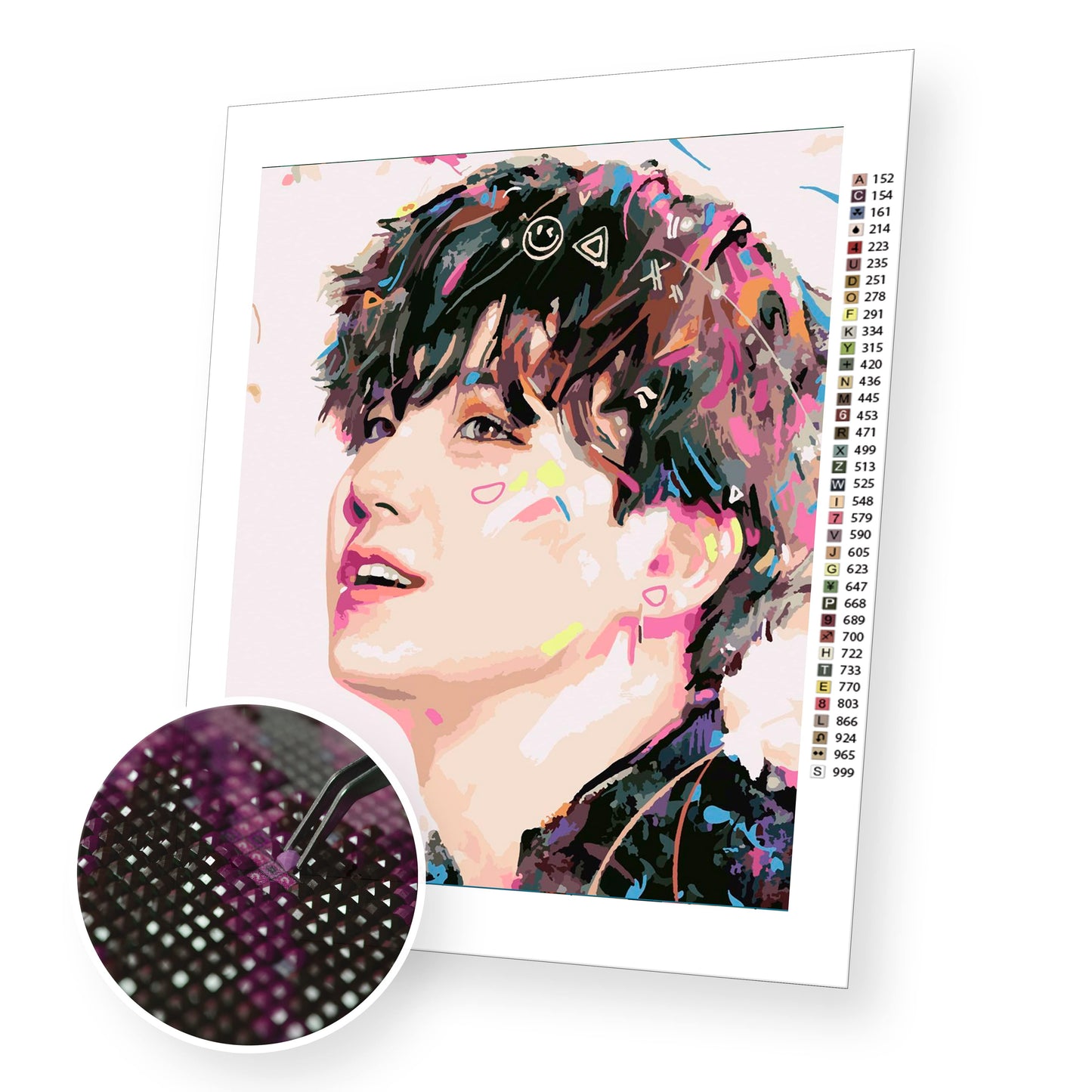 Suga ColorBoom premium diamond painting kit for adults