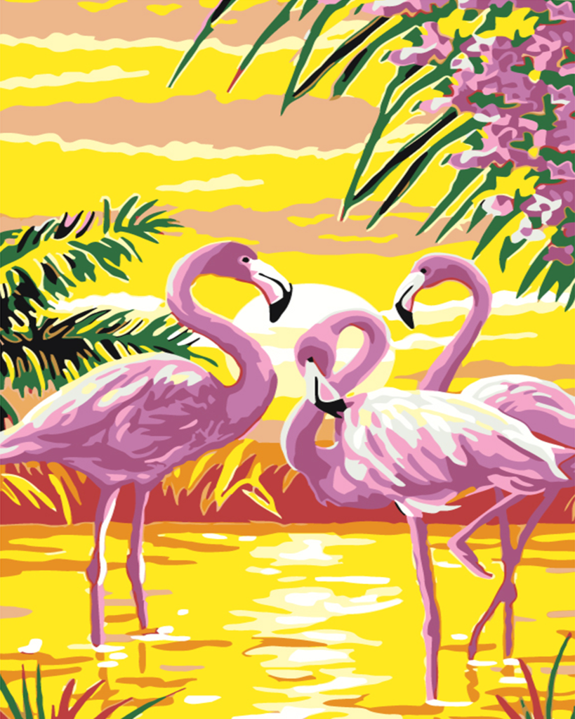 Flamingos Brilhantes