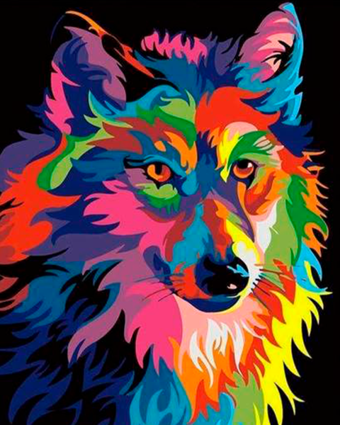 Lobo Colorido