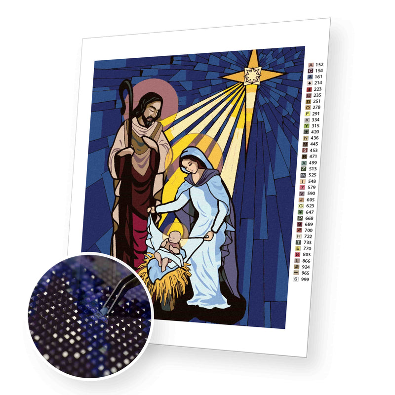 Holy Family II premium diamond painting kit for adults