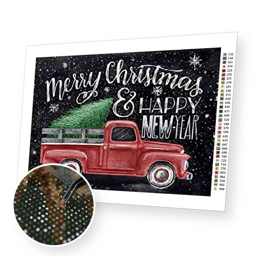 Christmas card premium diamond painting kit for adults