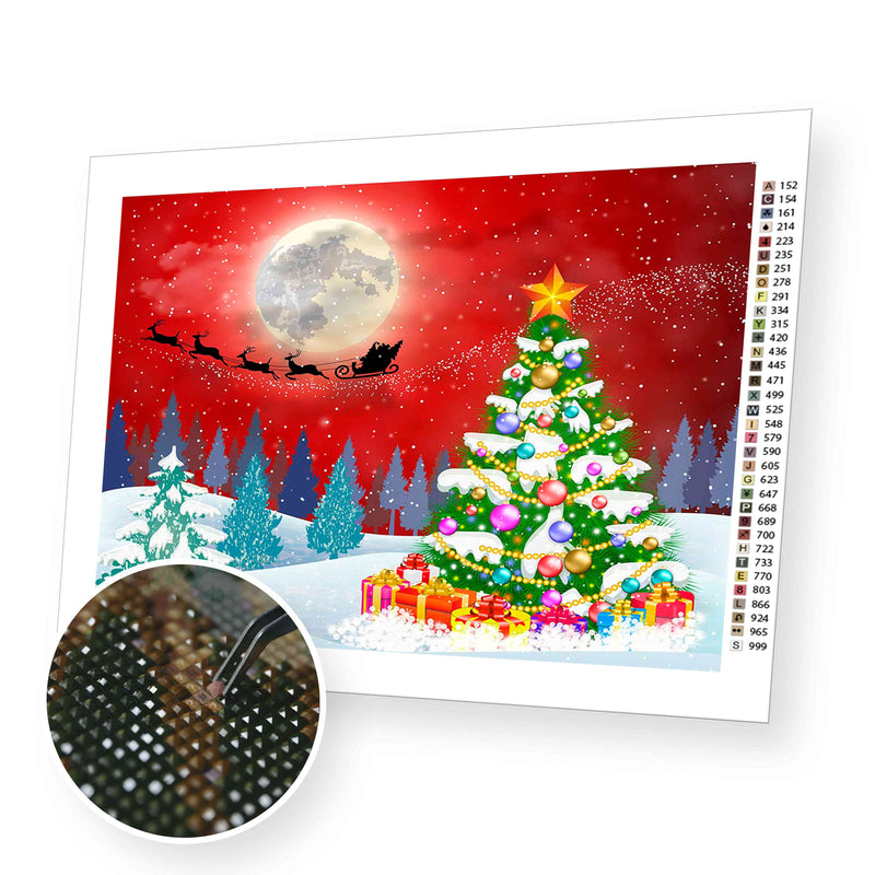 Beautiful Christmas premium diamond painting kit for adults