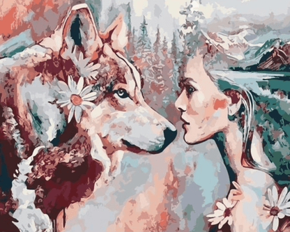 Menina e lobo