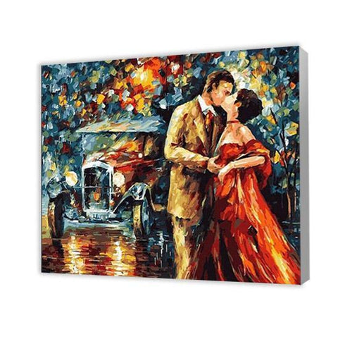 Old Fashioned Couple - Paint by Numbers