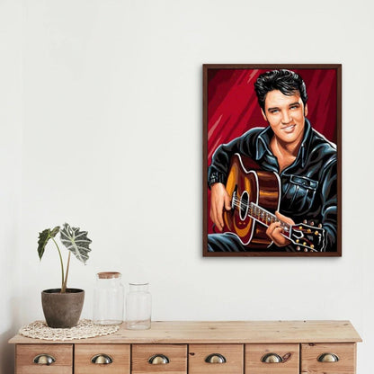 Elvis com guitarra
